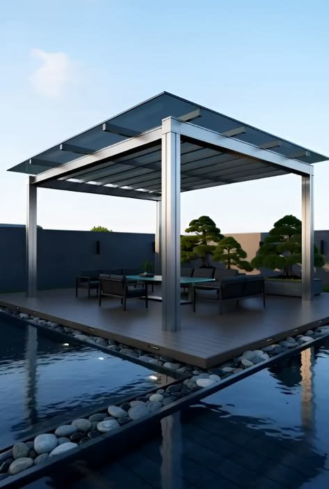 Stainless Steel Pergolas, reference design 018